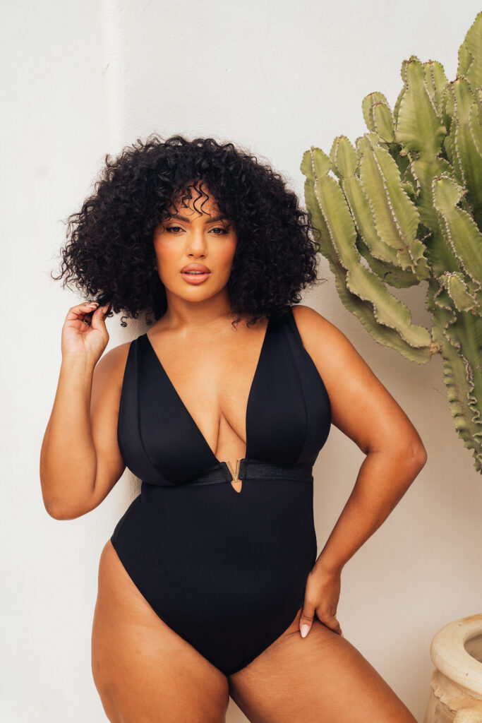 Sirene Seas Non-Wired Swimsuit in Black