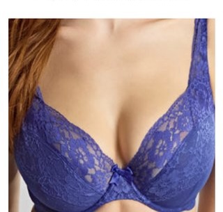 Heidi plunge wire neckline detail